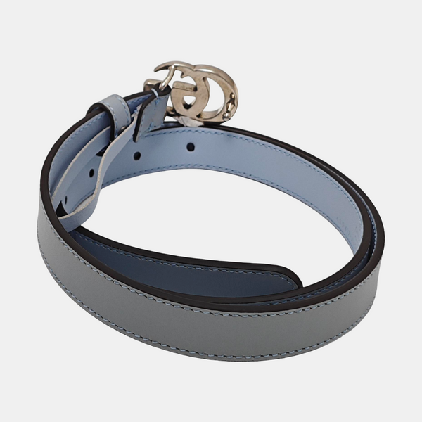Leather Belt Blue
