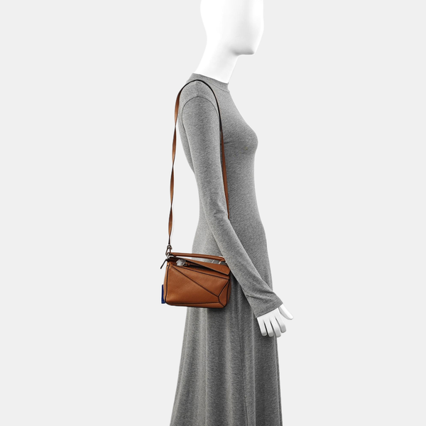 Puzzle Mini Calfskin Brown