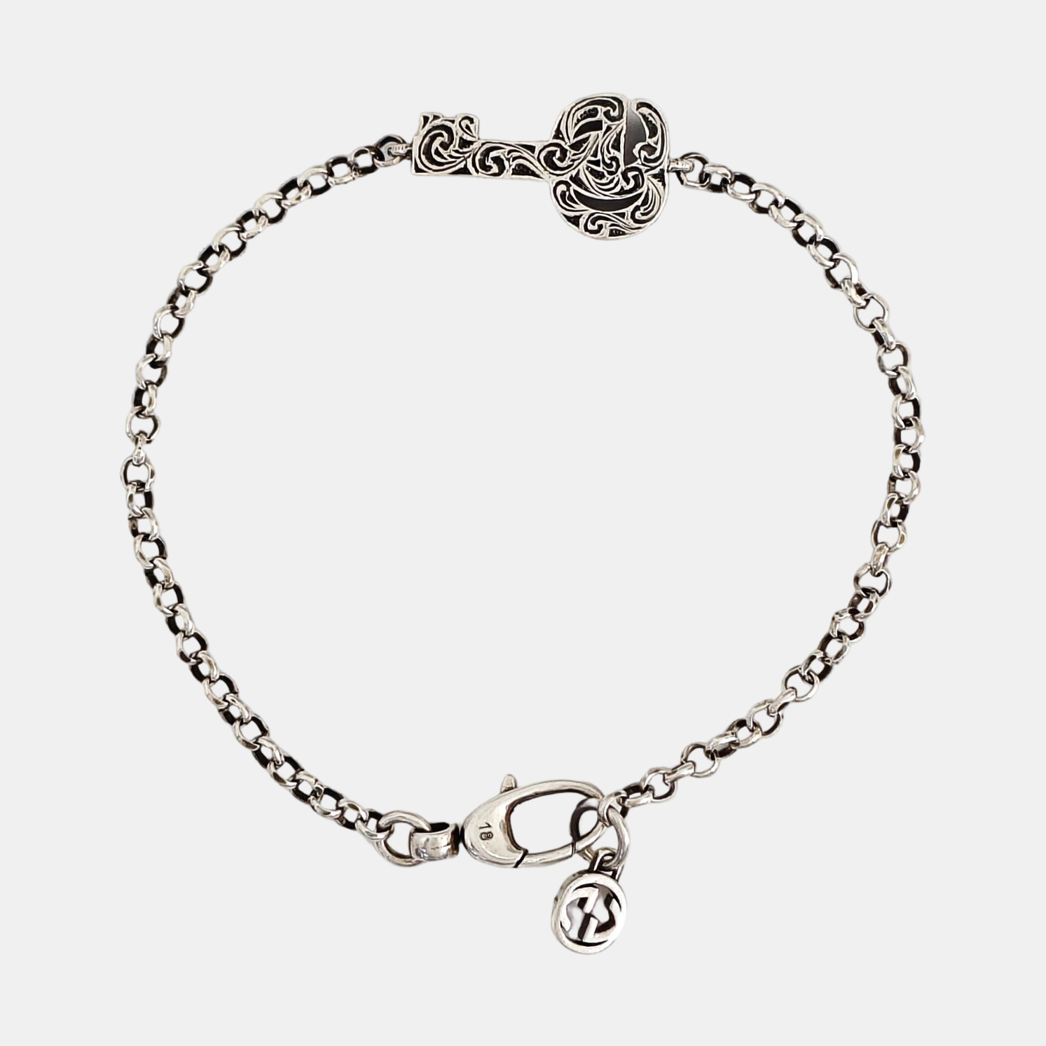 GG Running 925 Sterling Silver Bracelet