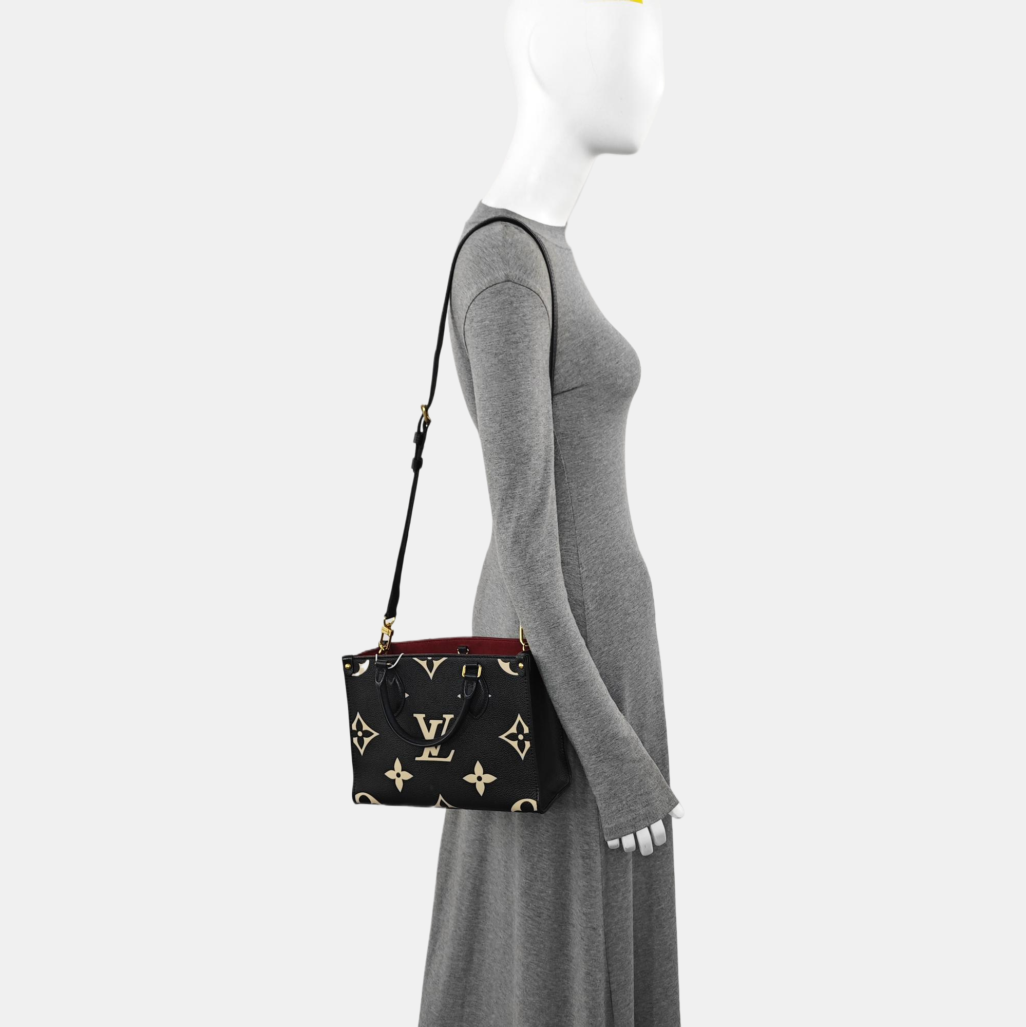 ONTHEGO PM Calfskin Black