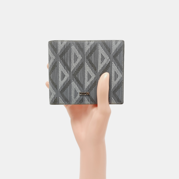 Coated Canvas Wallet Gray