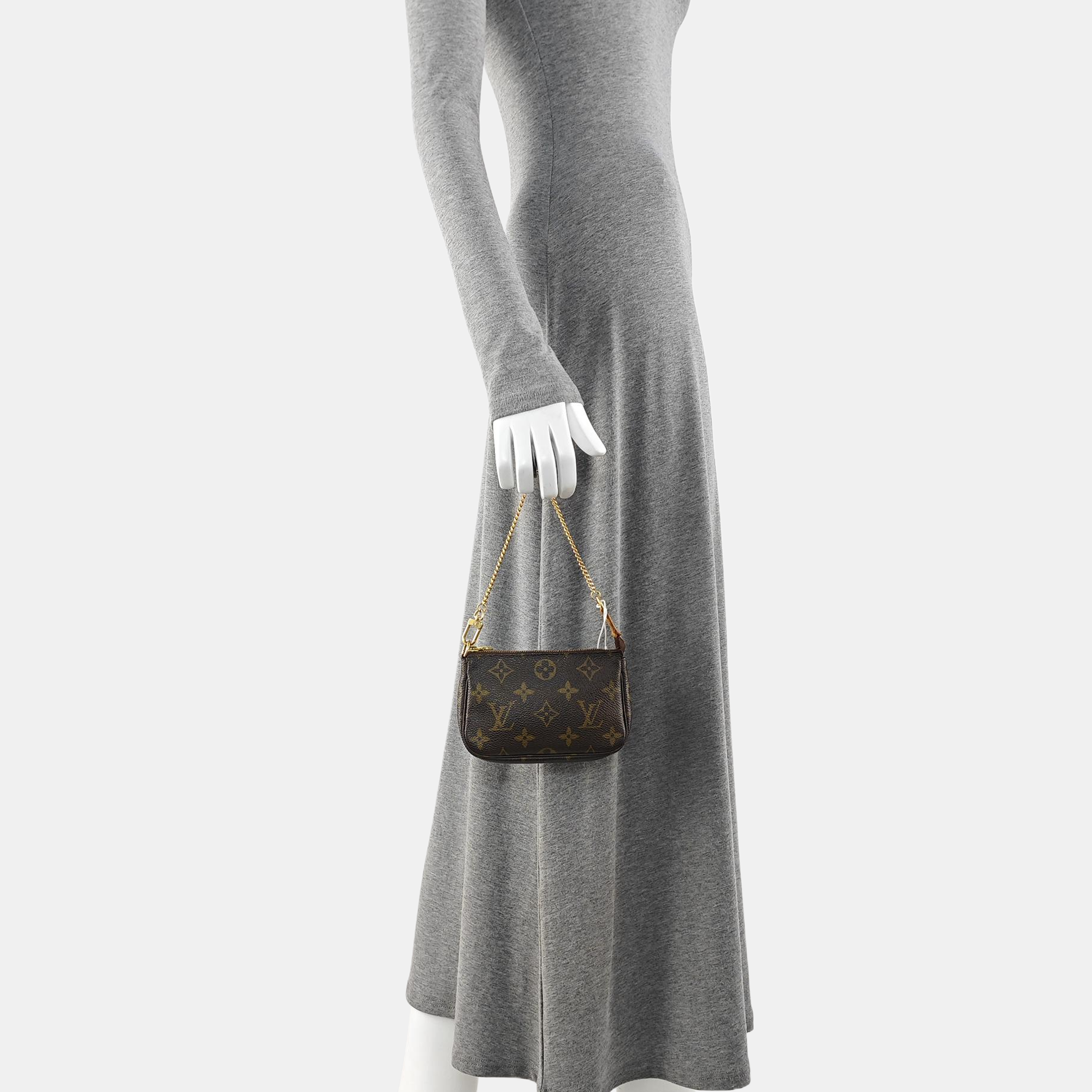 ACCESSOIRES Mini Monogram Coated Canvas Brown