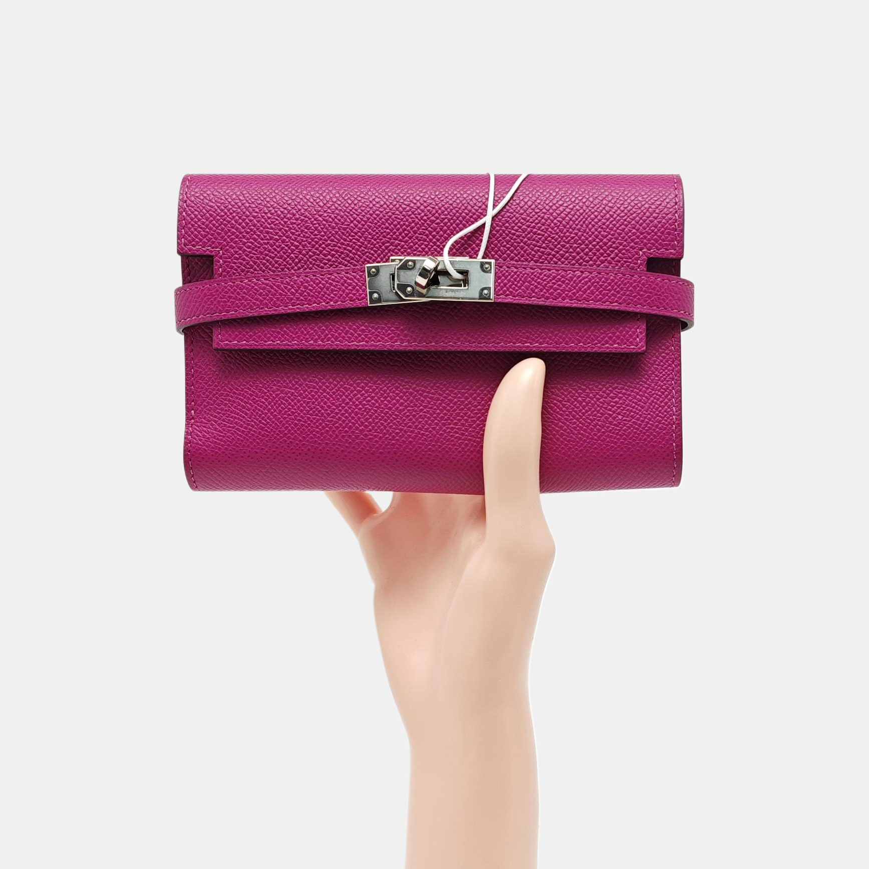 Kelly Medium Epsom Purple Wallet
