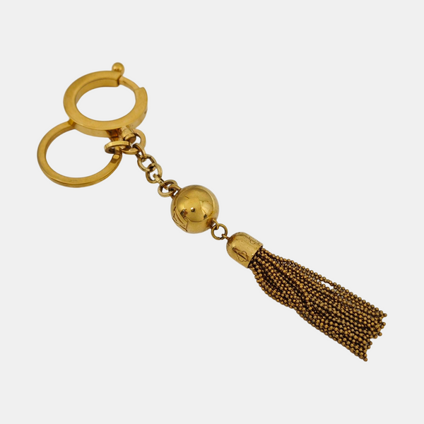 Metal Bag Charm Gold