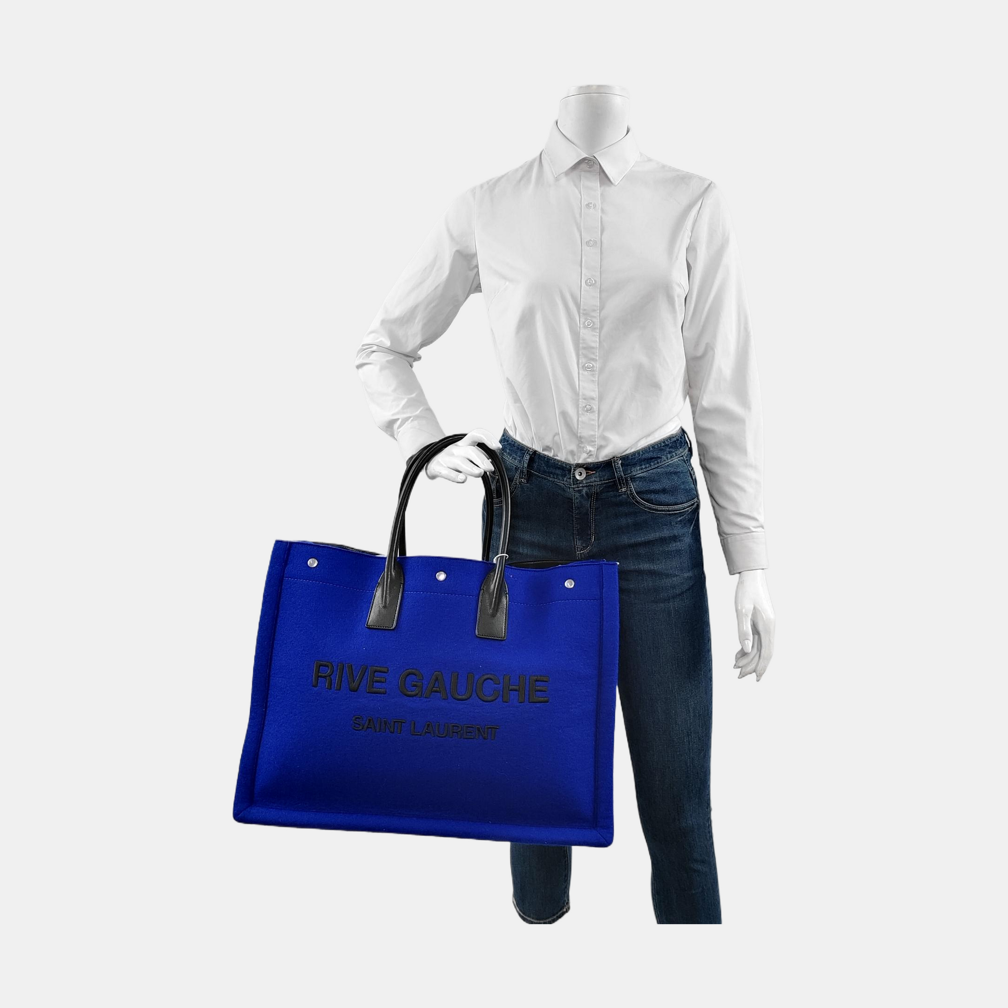 RIVE GAUCHE Calfskin Blue