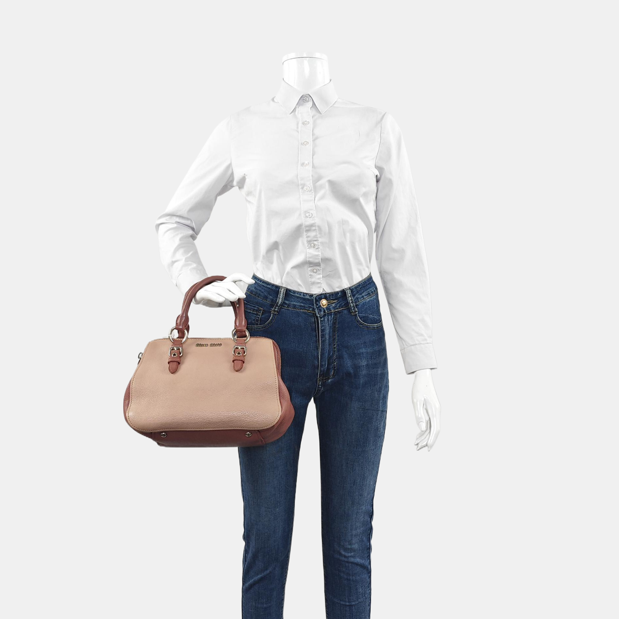 Calfskin Tote Bag Pink