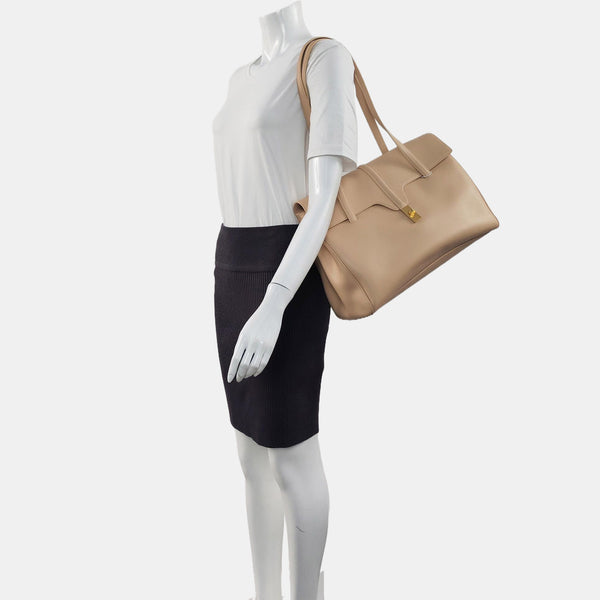 16 Large Calfskin Beige