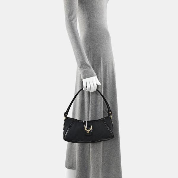 D-Ring Monogram Canvas Black