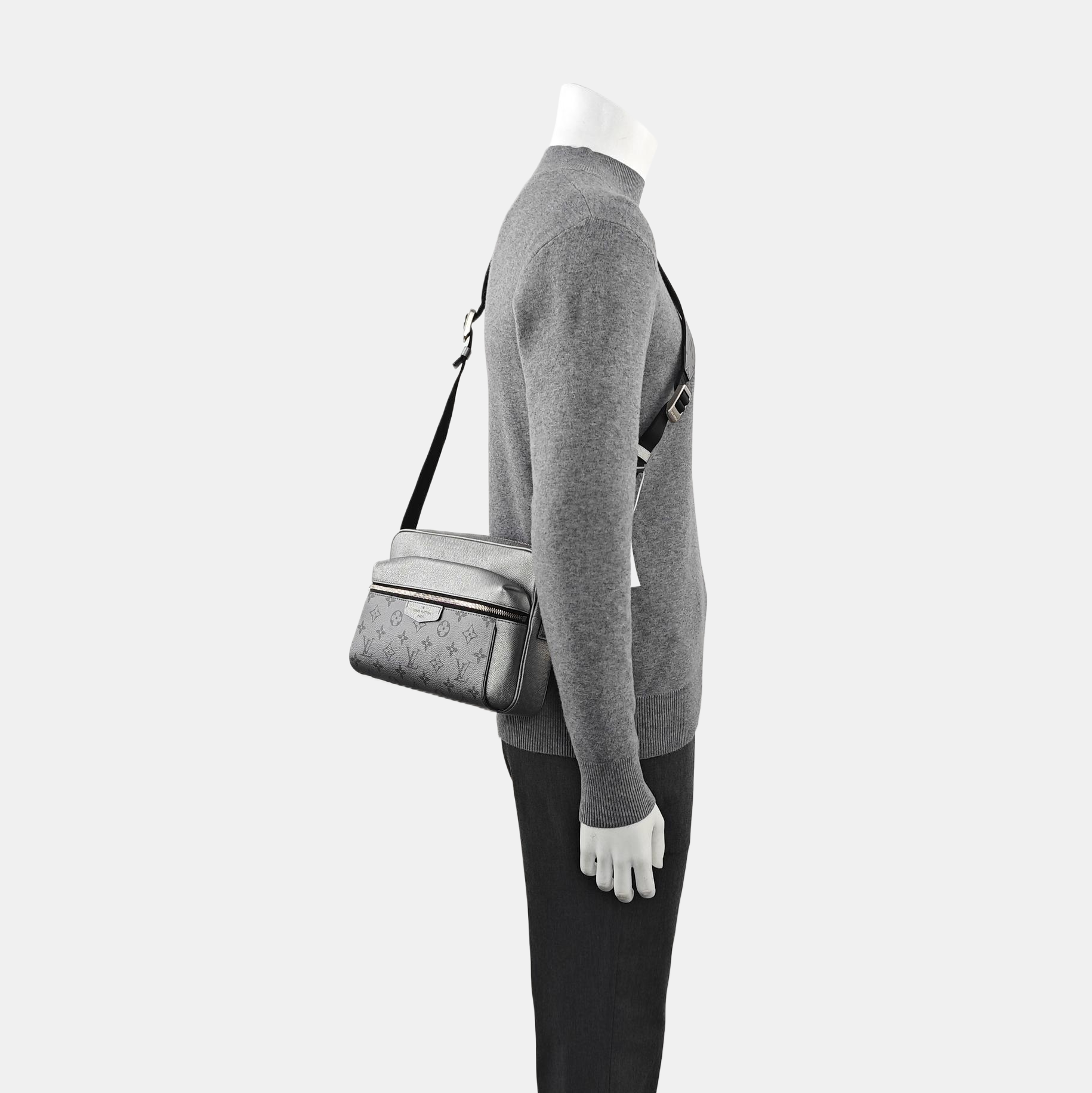 OUTDOOR PM Monogram Coated Canvas Silver