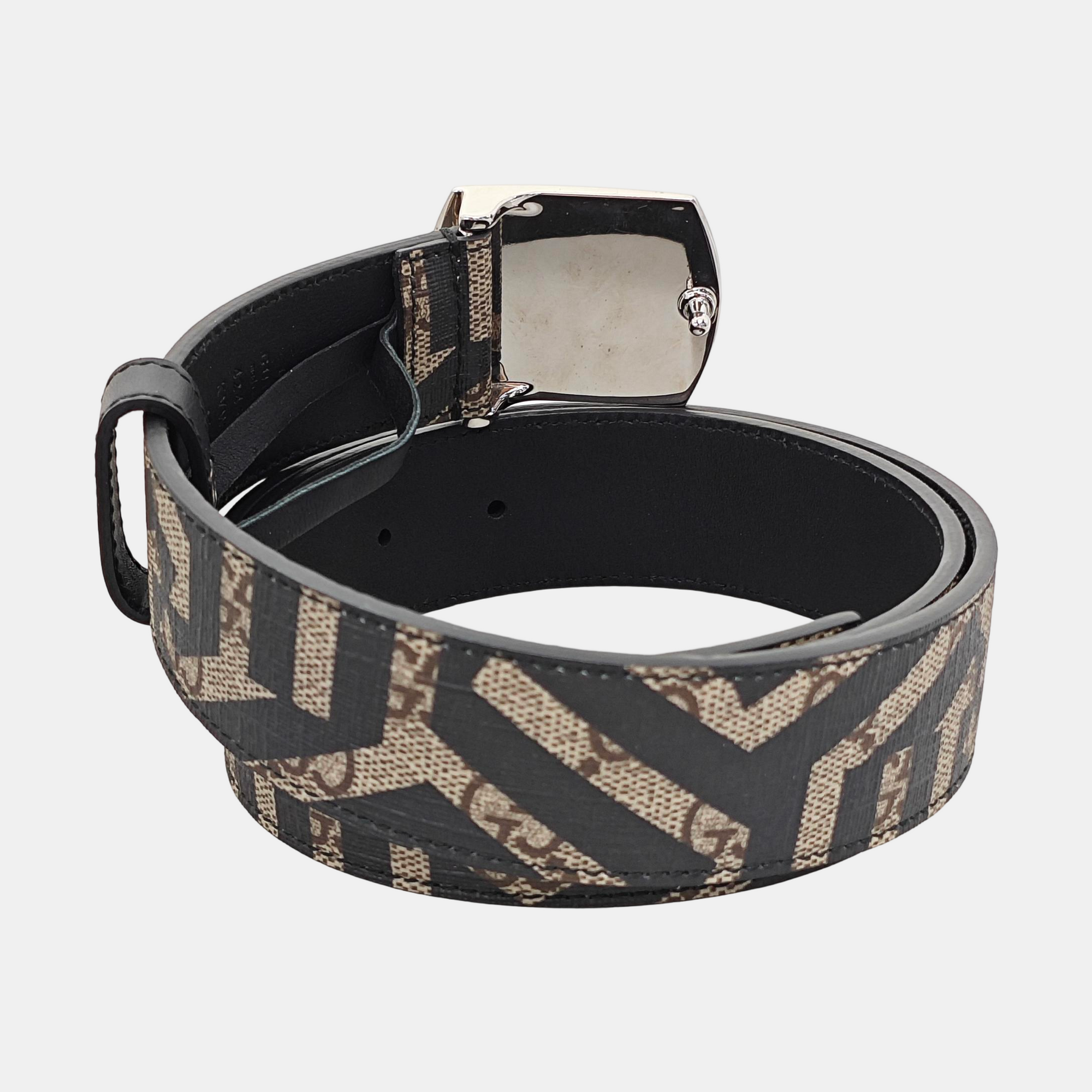 Coated Canvas Belt Black