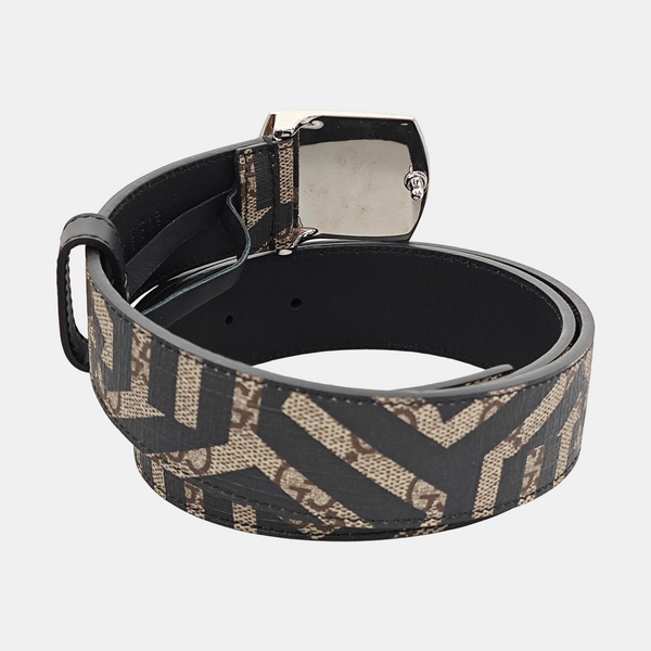 Coated Canvas Belt Black