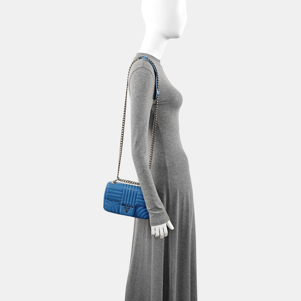 Diagramme Quilted Calfskin Blue