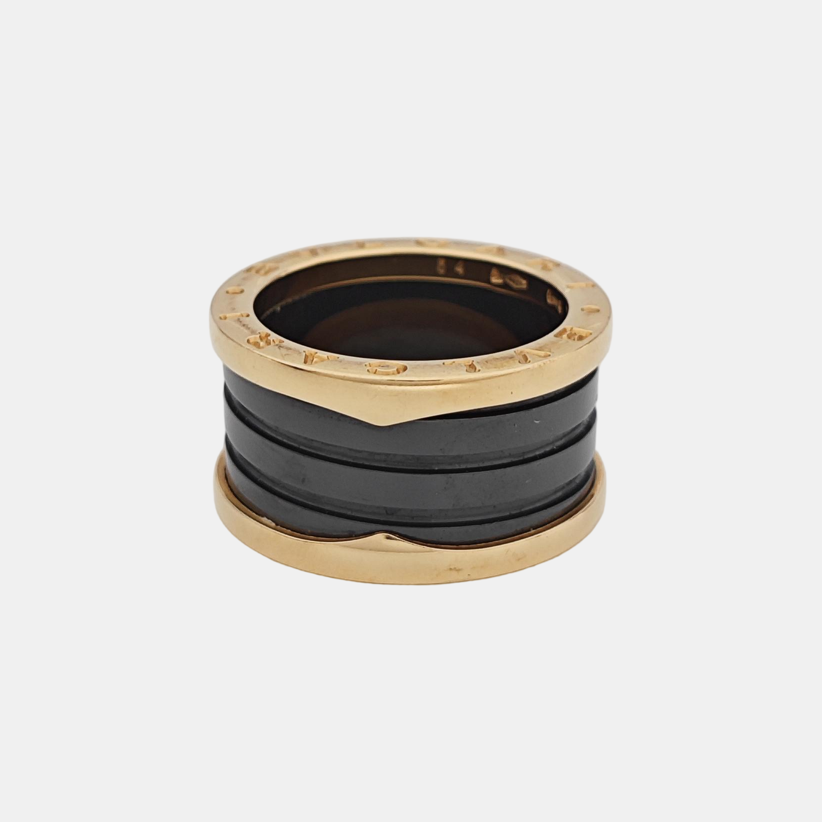 B.ZERO1 18k Rose Gold Ring EU 54