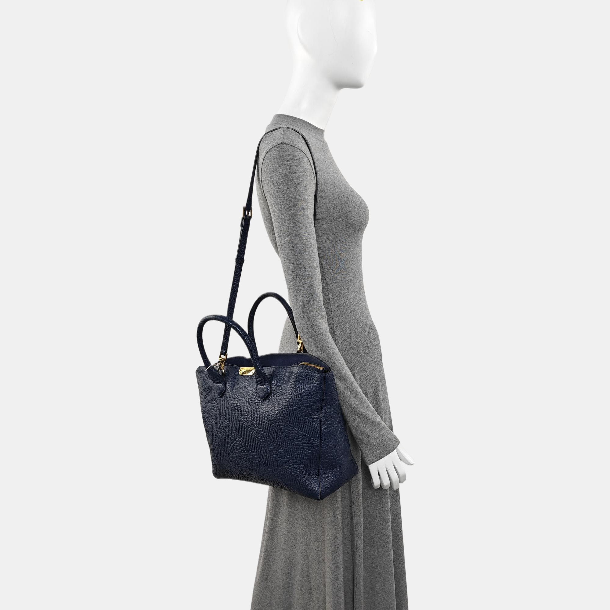 Dewsbury Mini Leather Blue