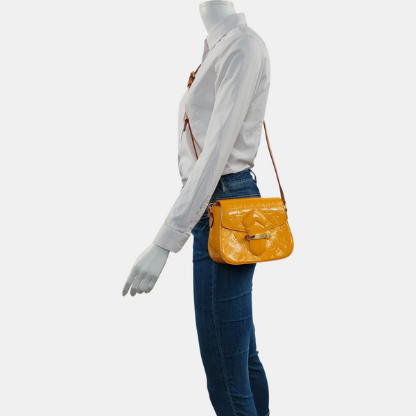BELLFLOWER Monogram Calfskin Yellow