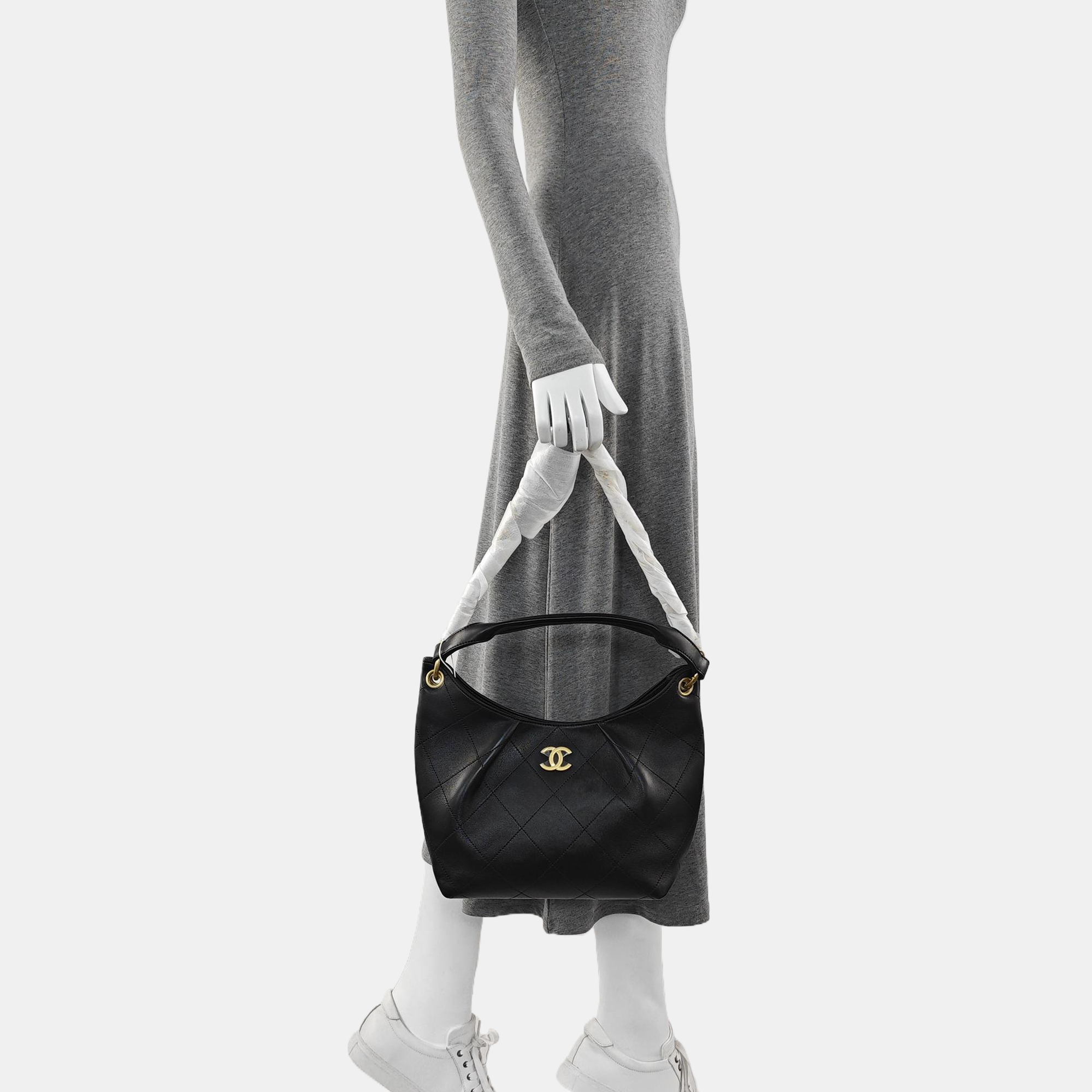 Quilted Lambskin Black