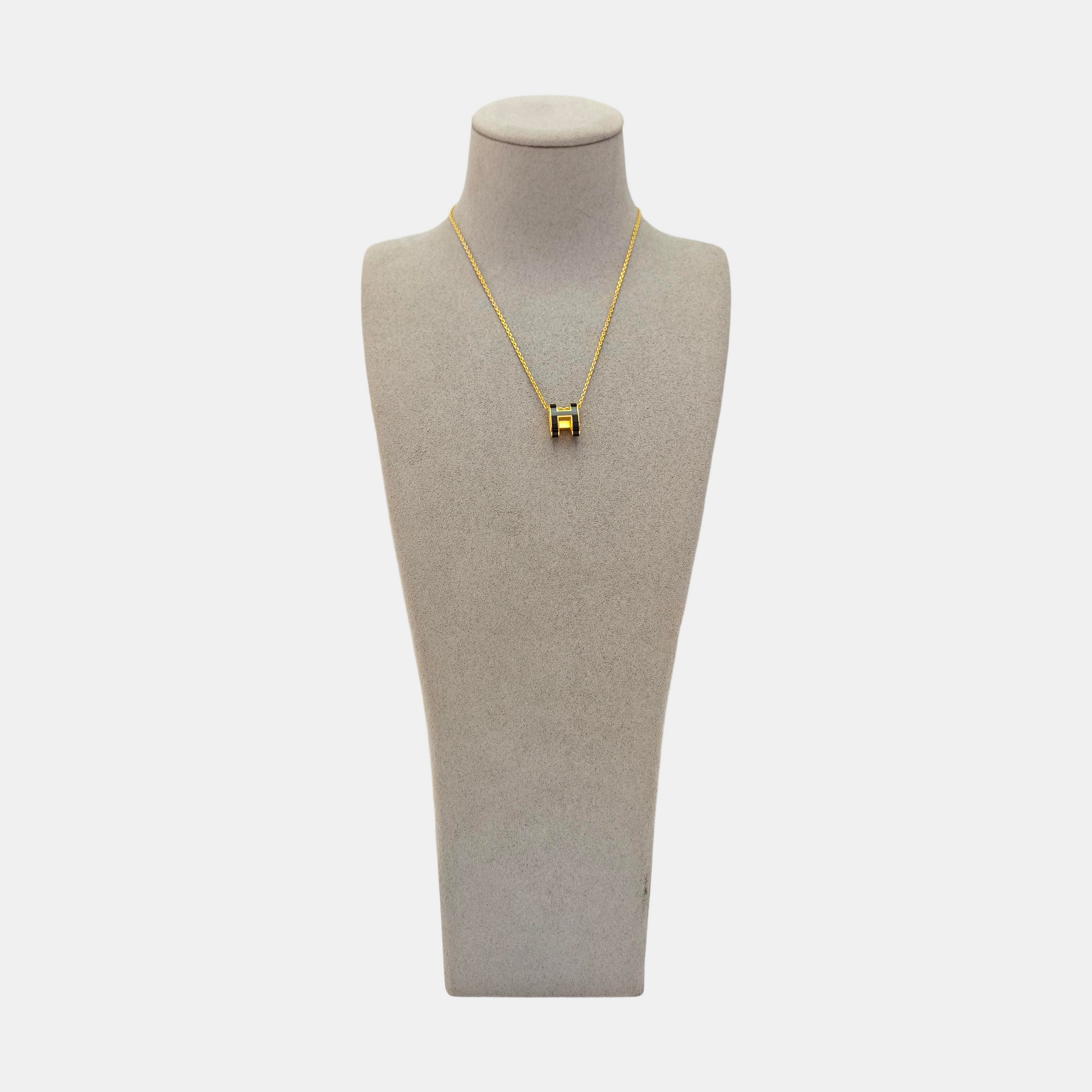Pop H Metal Gold Necklace
