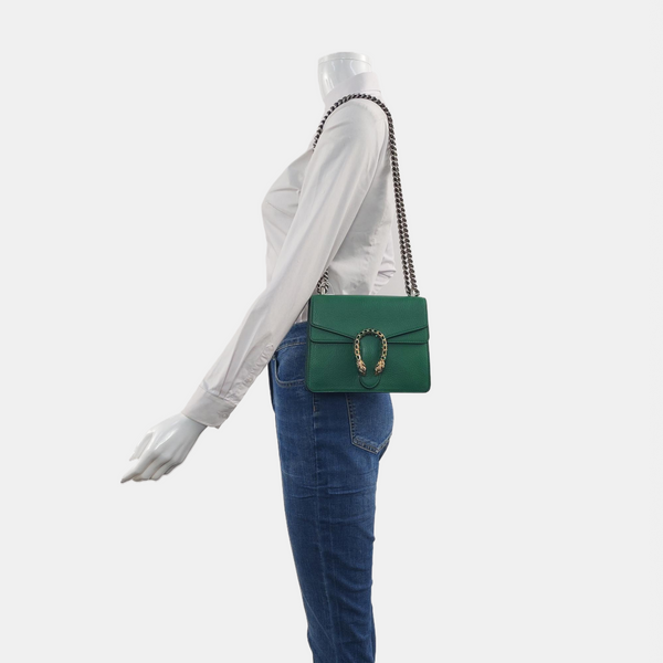Authenticated pre-owned  Dionysus Mini Calfskin Green - Shoulder Bag at Looply