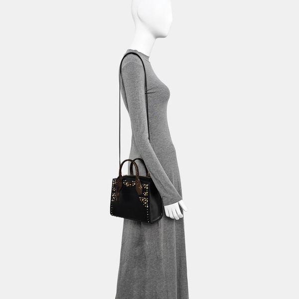 Calfskin Shoulder Bag Black