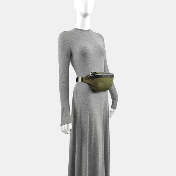 Fabric Belt Bag Green