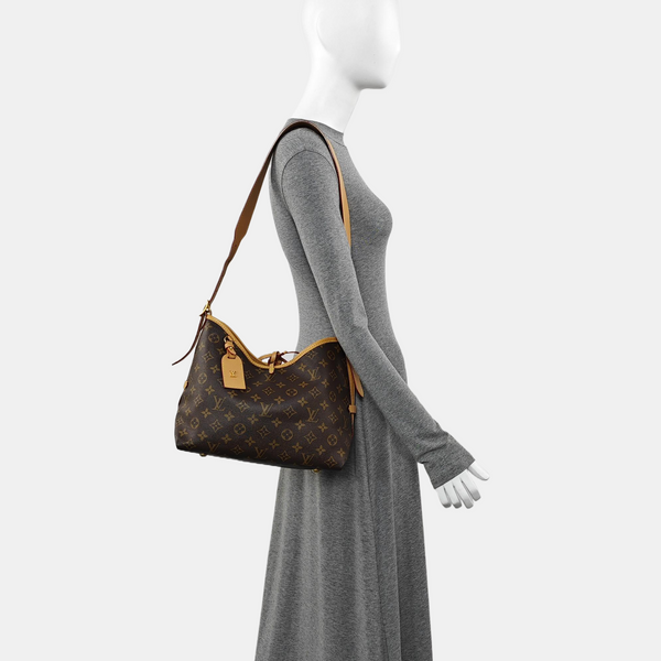 CARRYALL PM Monogram Coated Canvas Brown