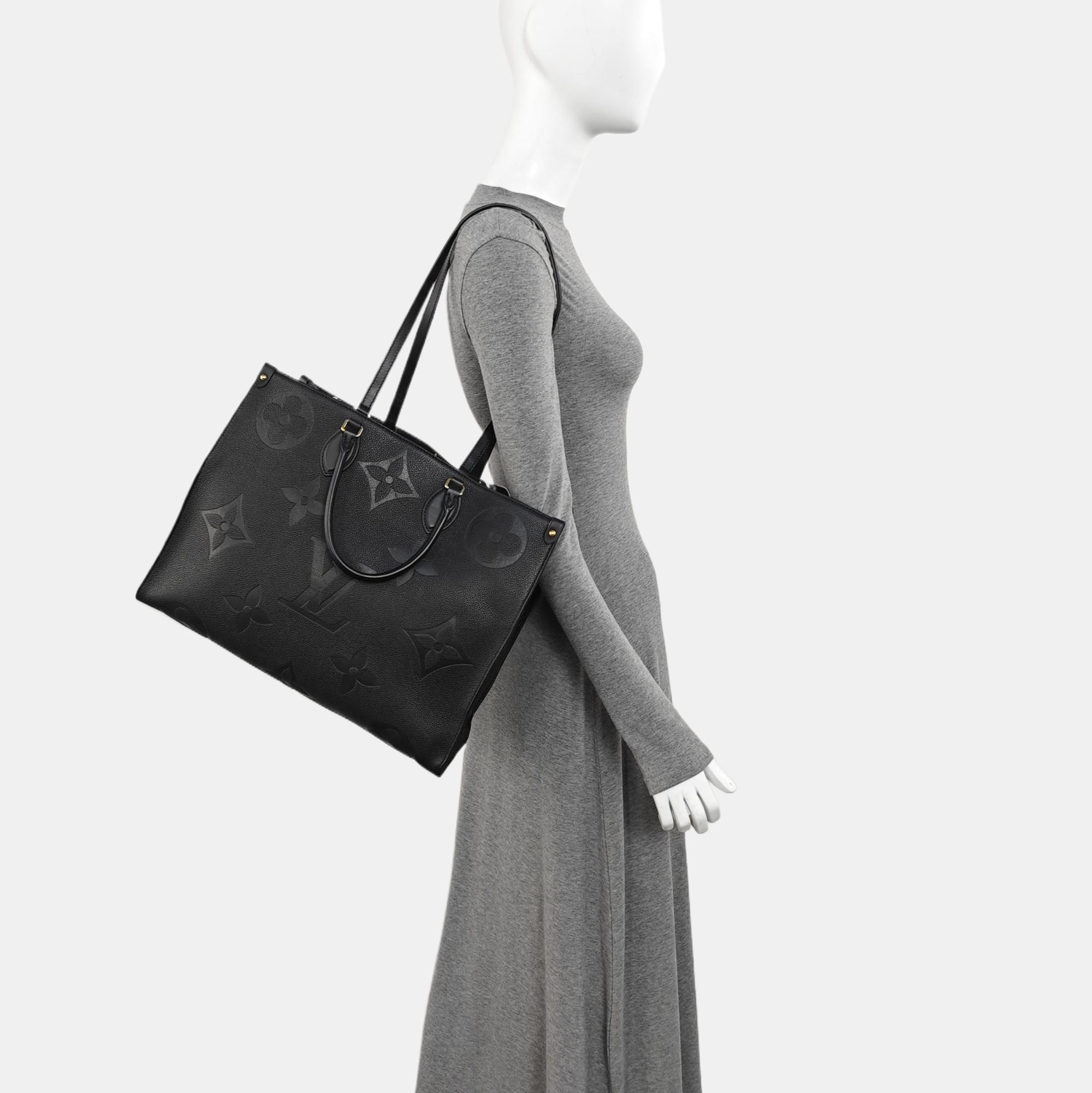 ONTHEGO GM Monogram Calfskin Black