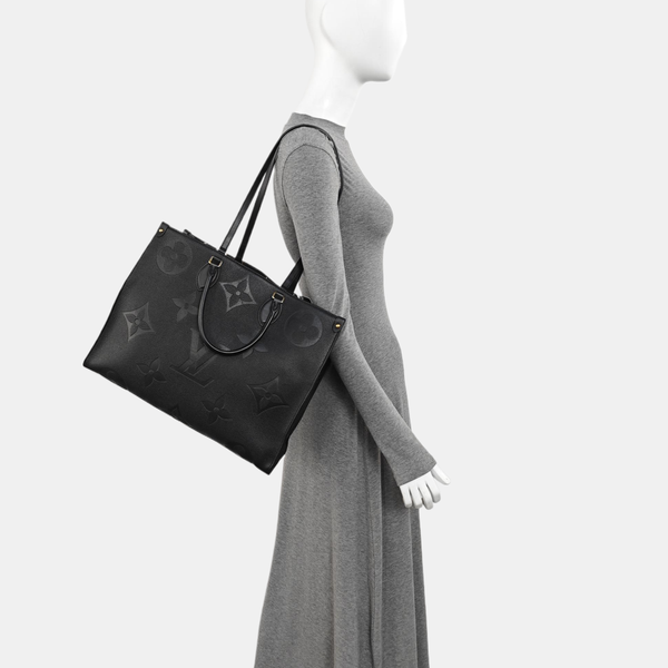 ONTHEGO GM Monogram Calfskin Black