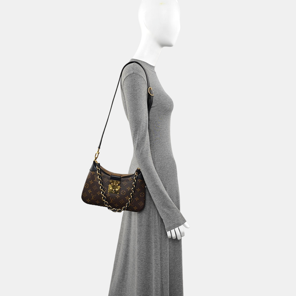 TWINNY Monogram Coated Canvas Brown