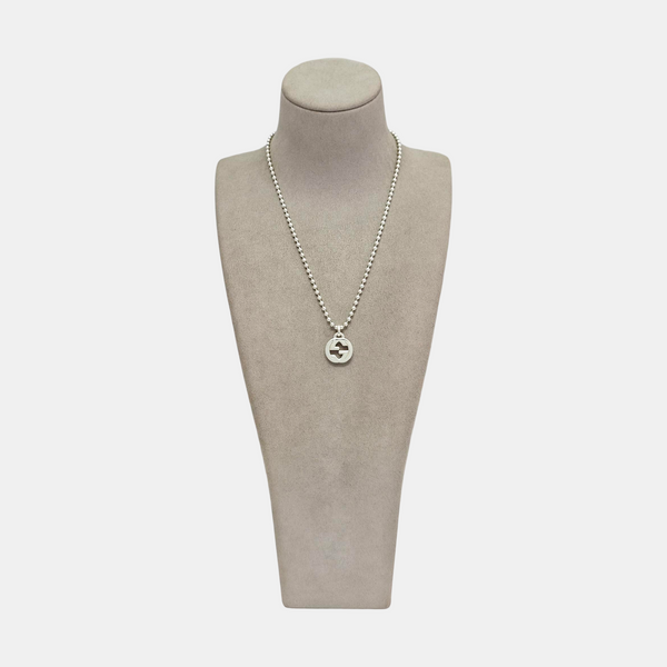 Interlocking G 925 Sterling Silver Necklace