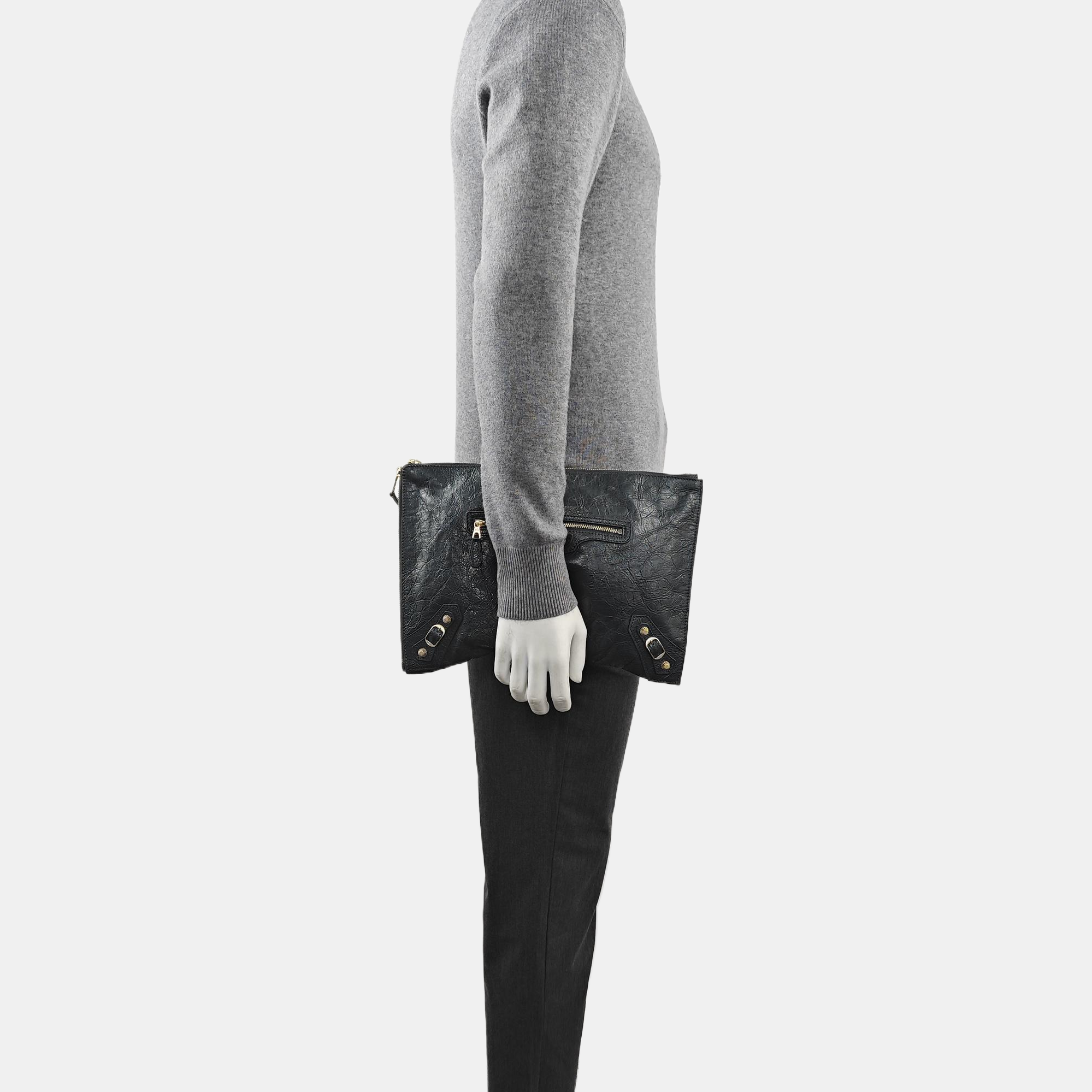 Classic City Small Lambskin Gray