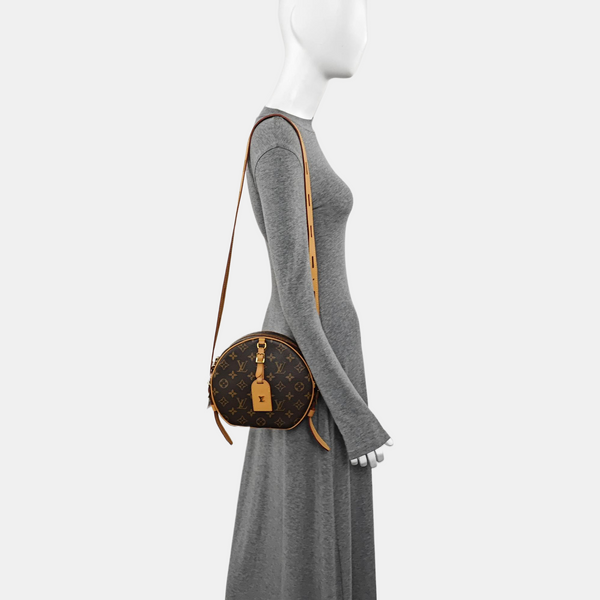 BOITE CHAPEAU MM Monogram Coated Canvas Brown