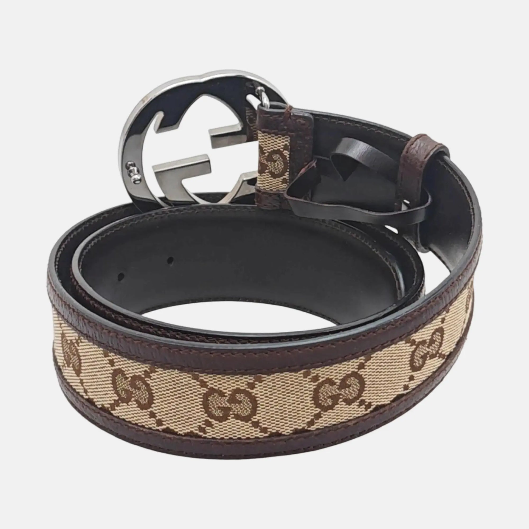 Fabric Belt Brown