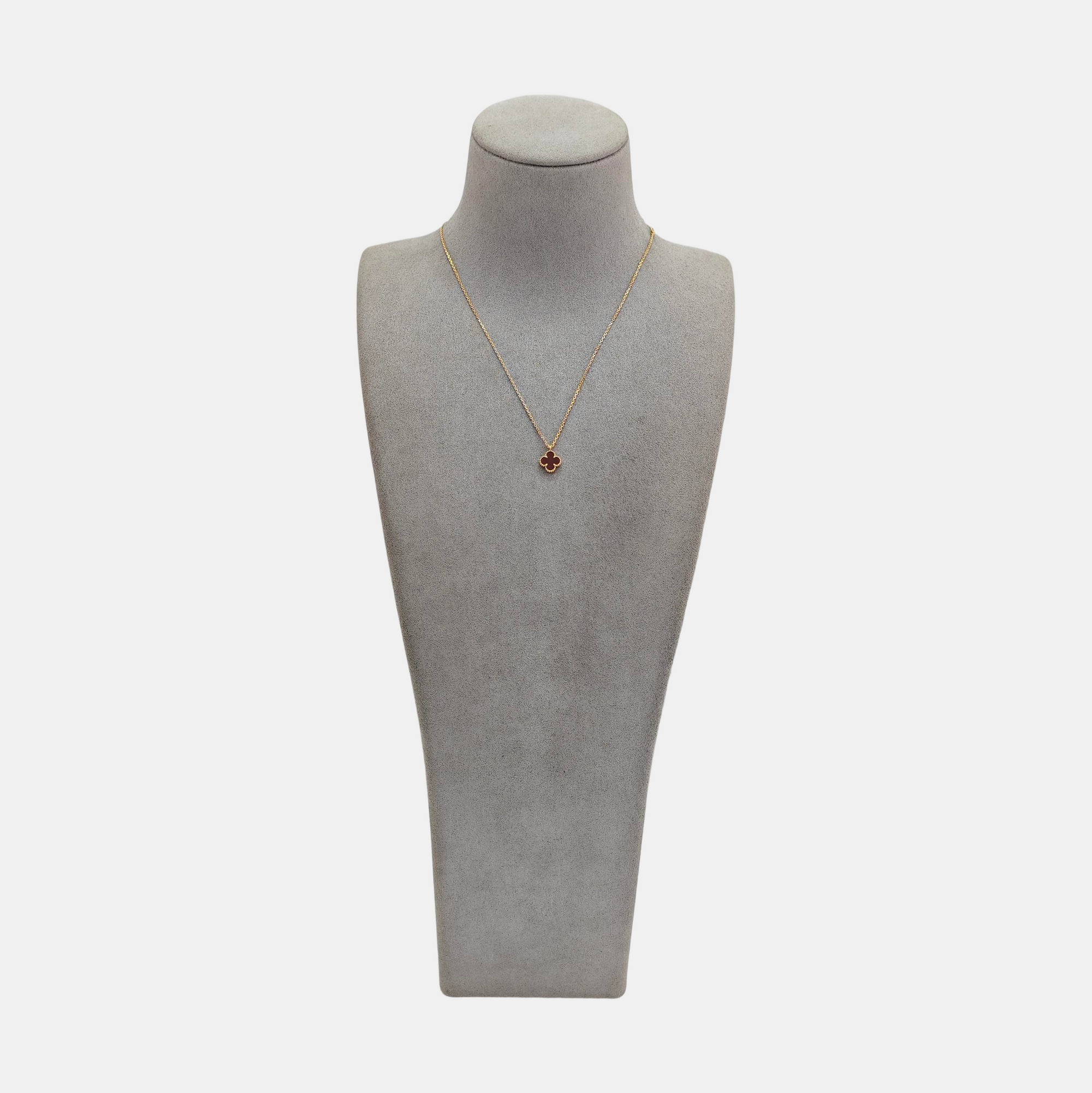 Sweet Alhambra 18k Rose Gold Necklace
