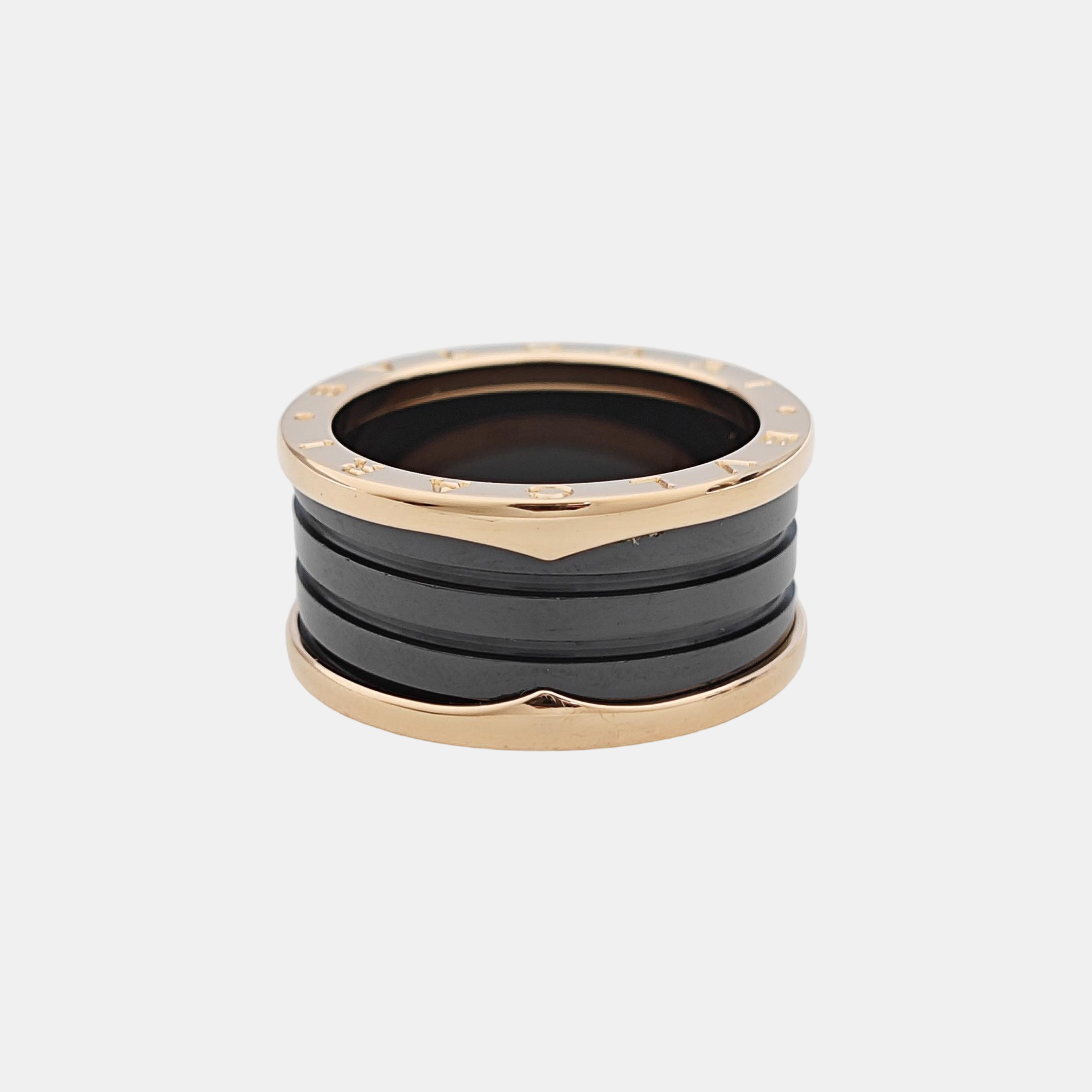 B.ZERO1 18k Rose Gold Ring EU 63
