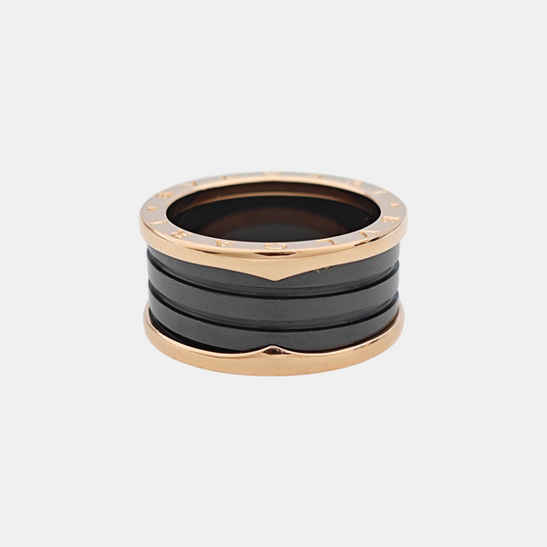 B.ZERO1 18k Rose Gold Ring EU 63