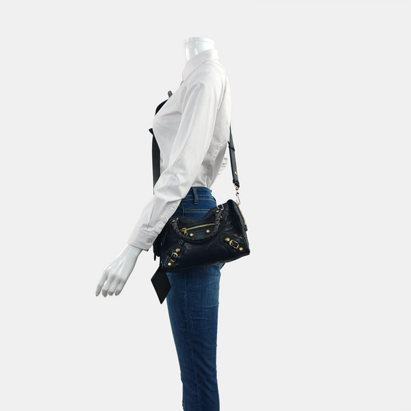 Classic City Mini Lambskin Black