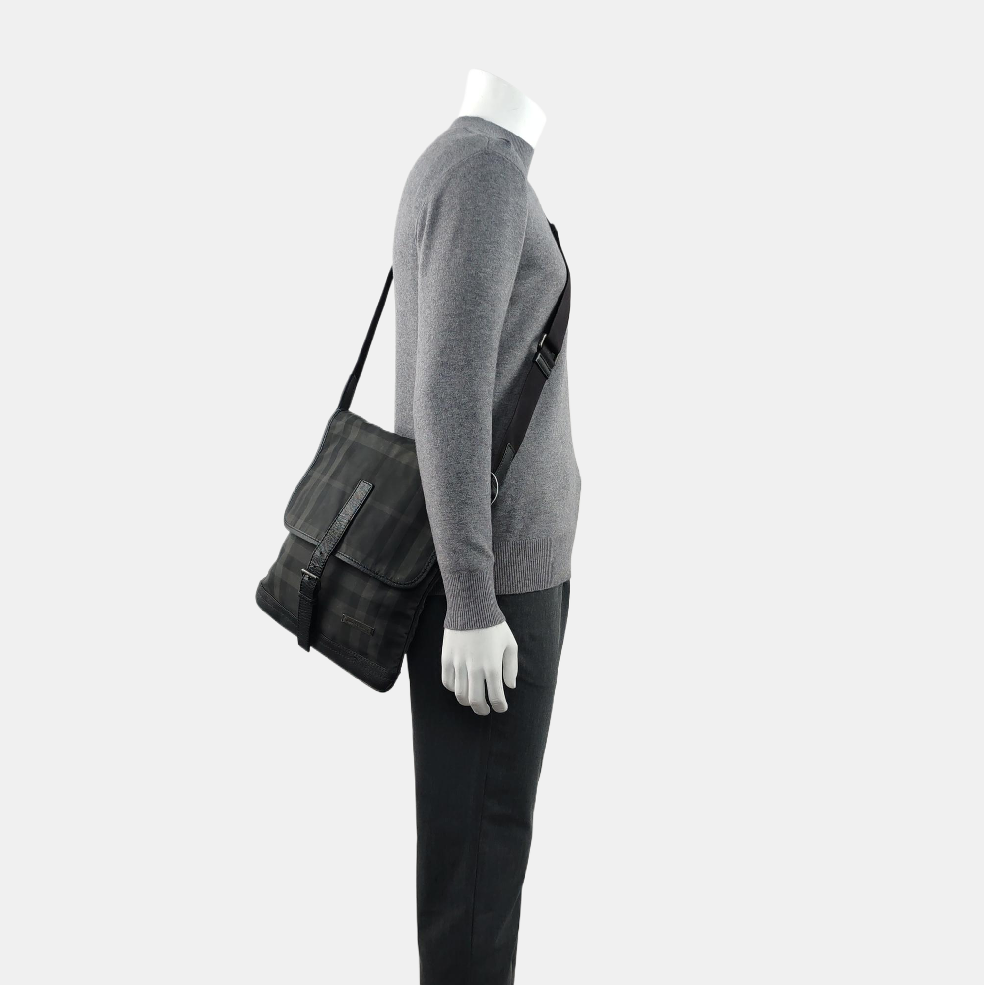 Fabric Crossbody Bag Black