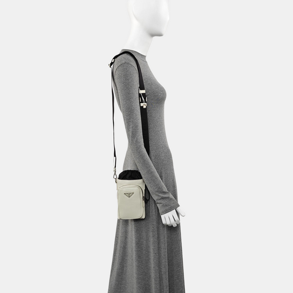 Calfskin Shoulder Bag White
