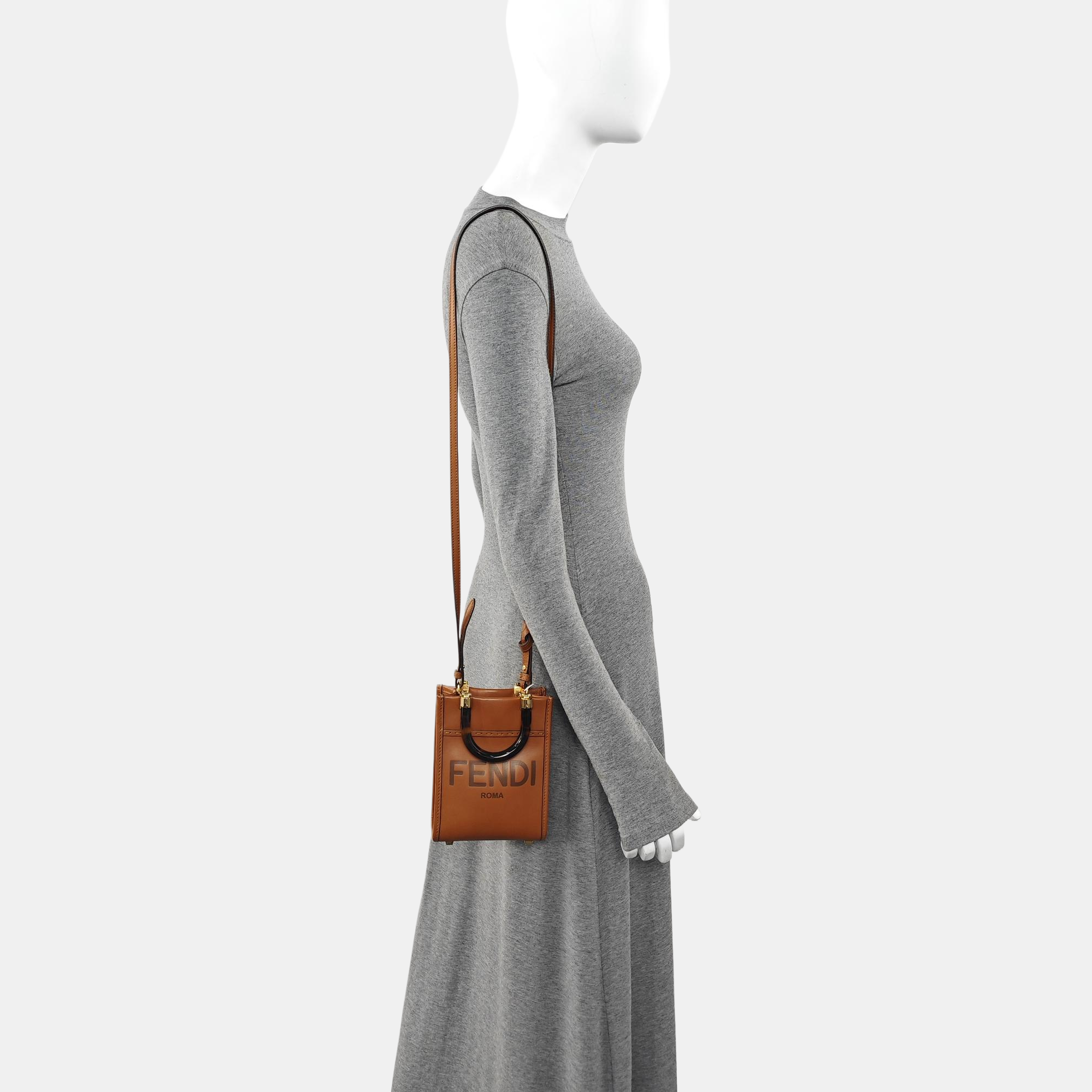 Sunshine Mini Calfskin Brown