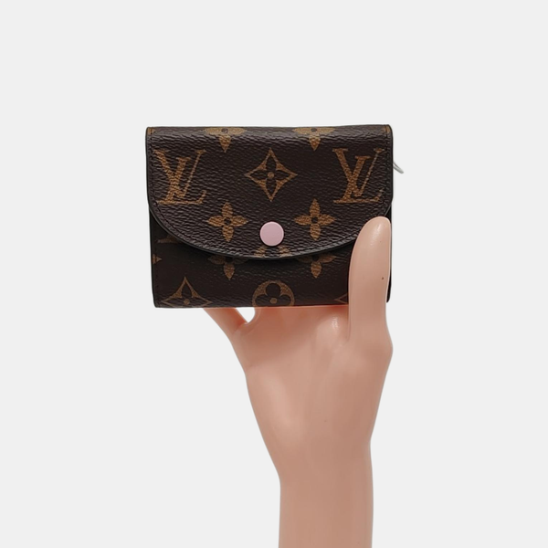 ROSALIE Monogram Coated Canvas Brown Wallet