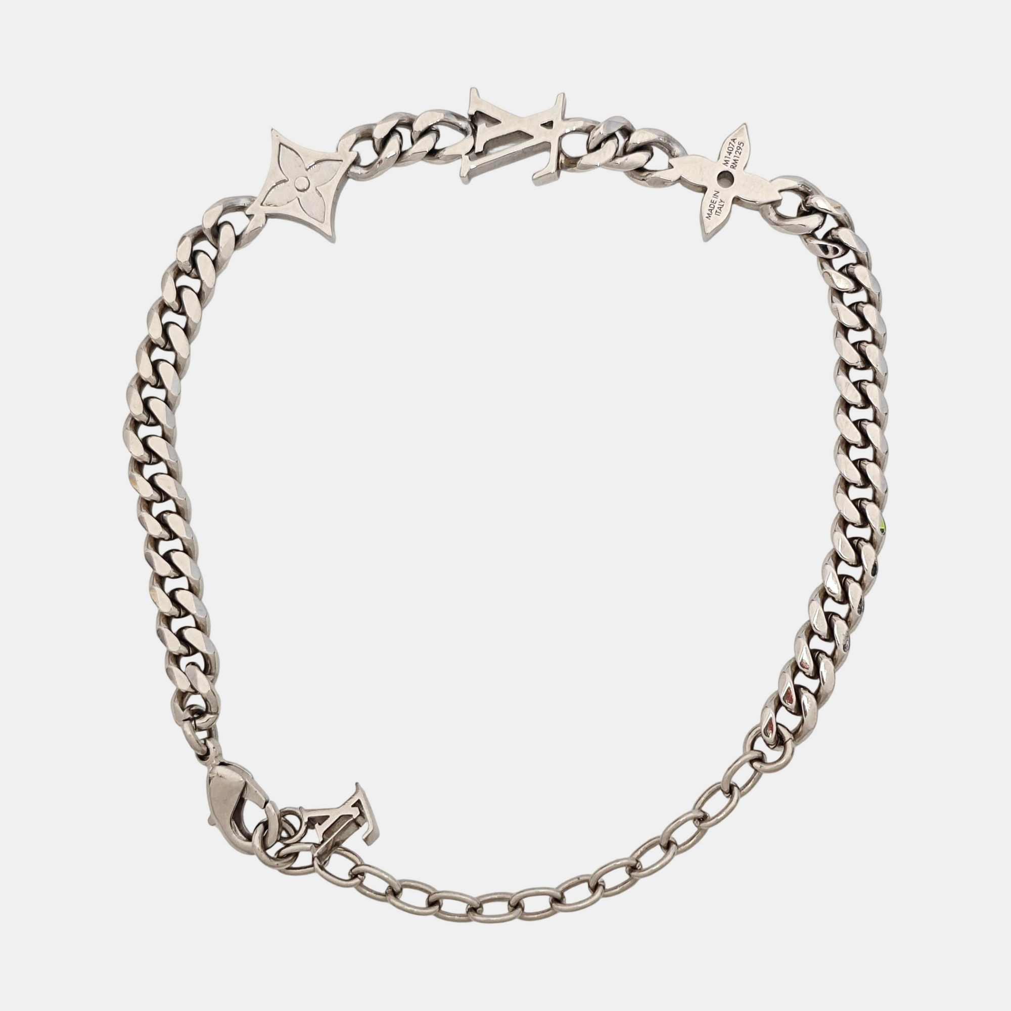 MONOGRAM Brass Silver Bracelet