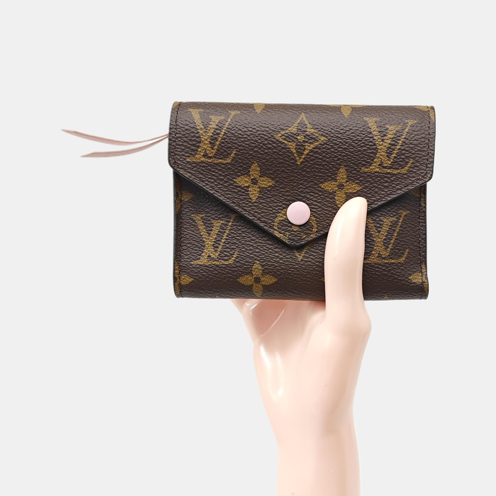 VICTORINE Monogram Coated Canvas Brown Wallet