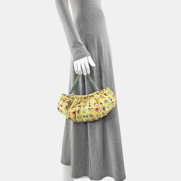 Fabric Top Handle Bag Multicolor