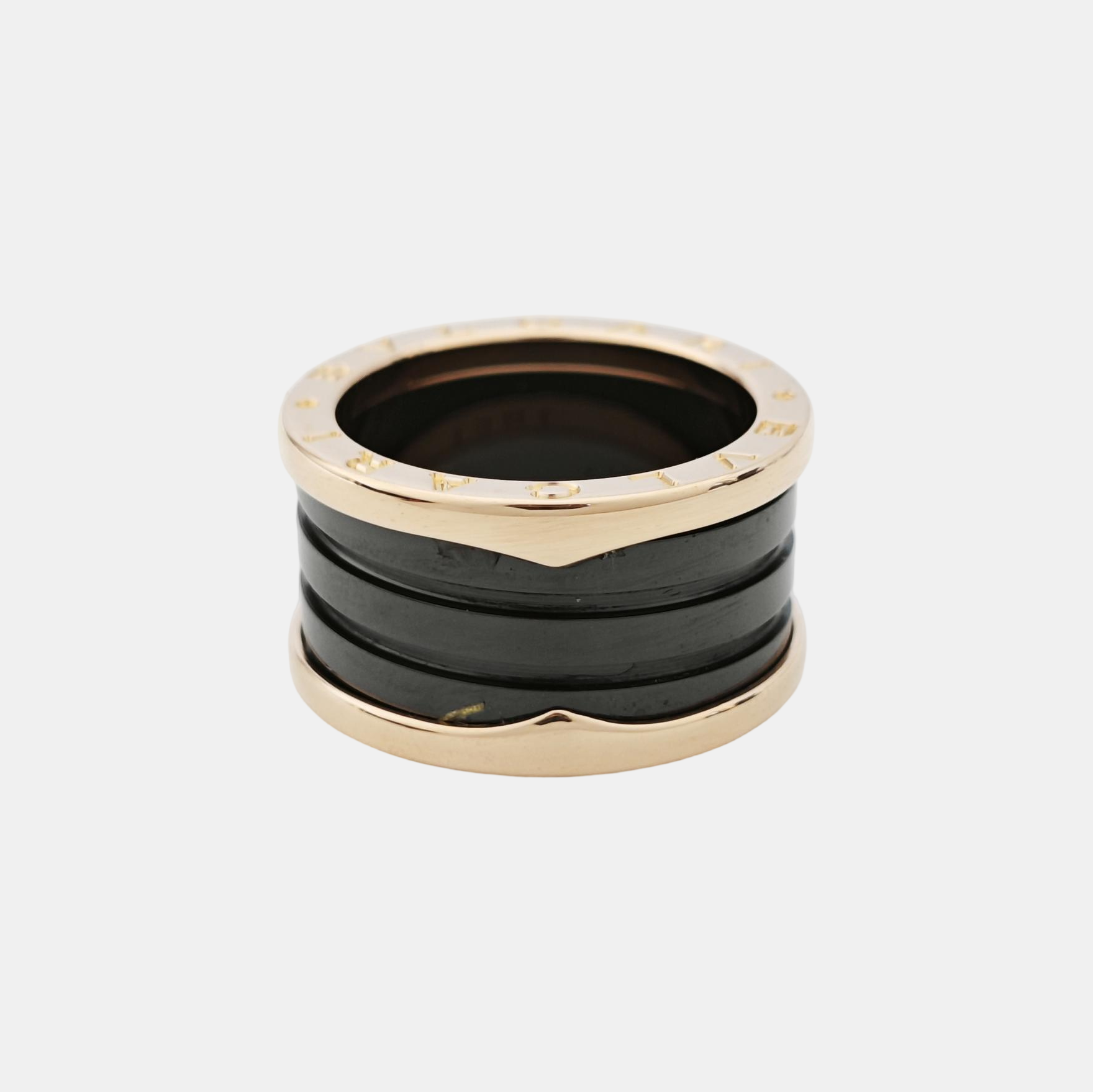 B.ZERO1 18k Rose Gold Ring EU 54