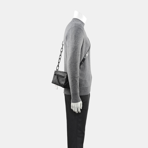 SOFT TRUNK Mini Monogram Coated Canvas Black