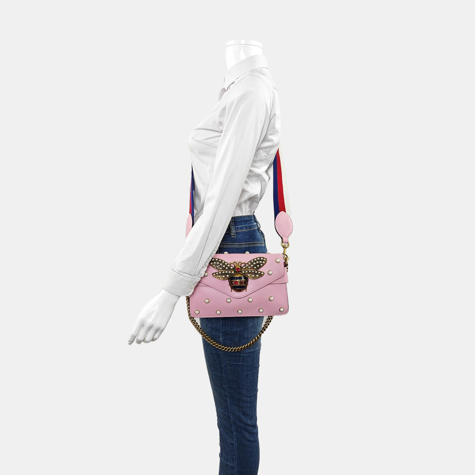 Queen Margaret Mini Calfskin Pink