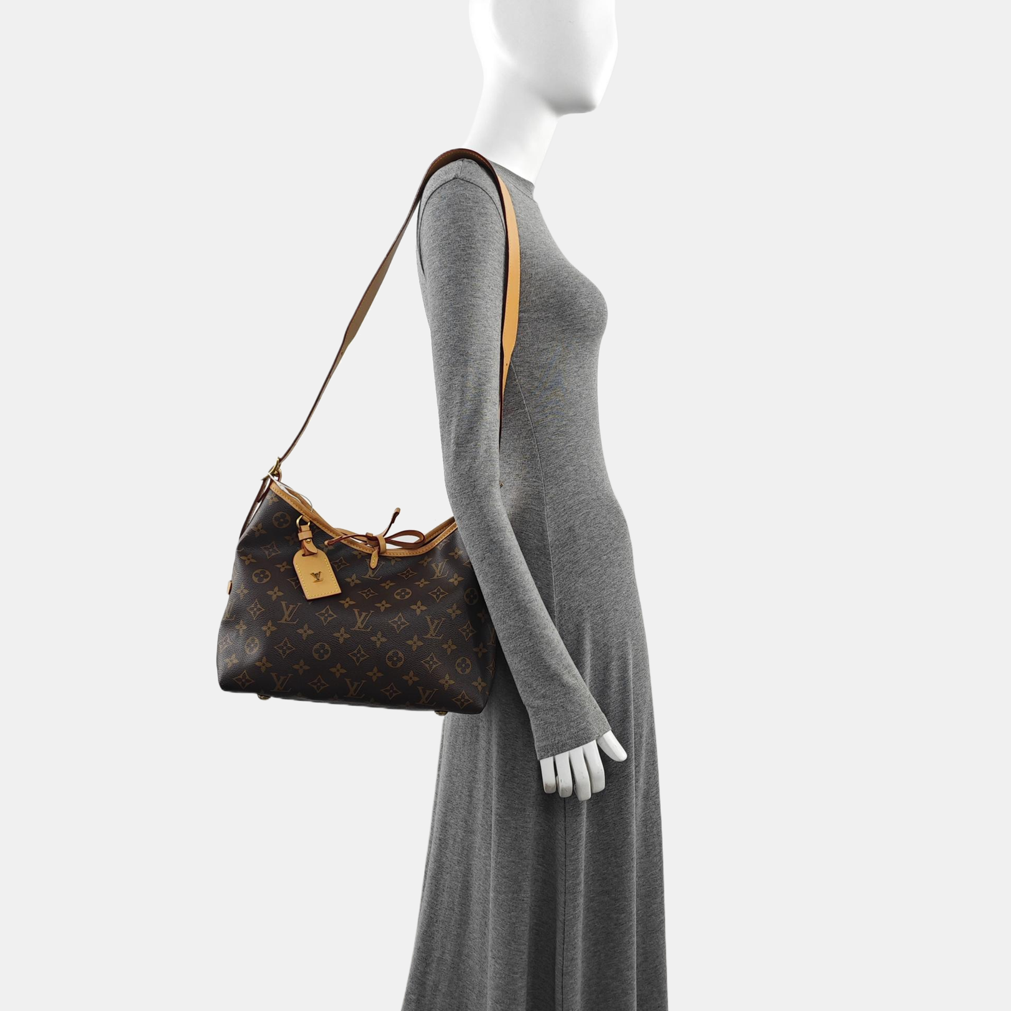 CARRYALL PM Monogram Coated Canvas Brown