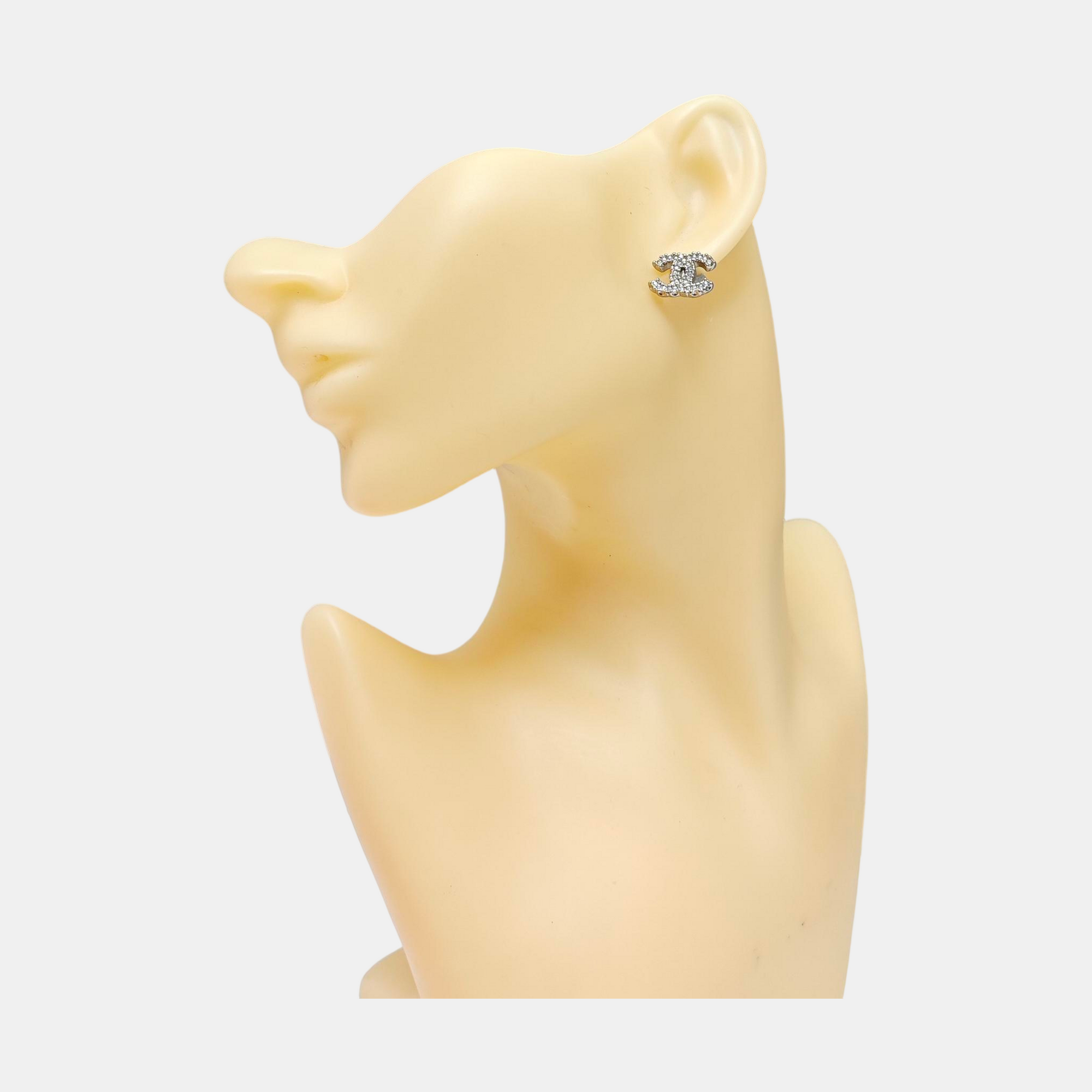 Single Earring Metal Silver Stud Earrings