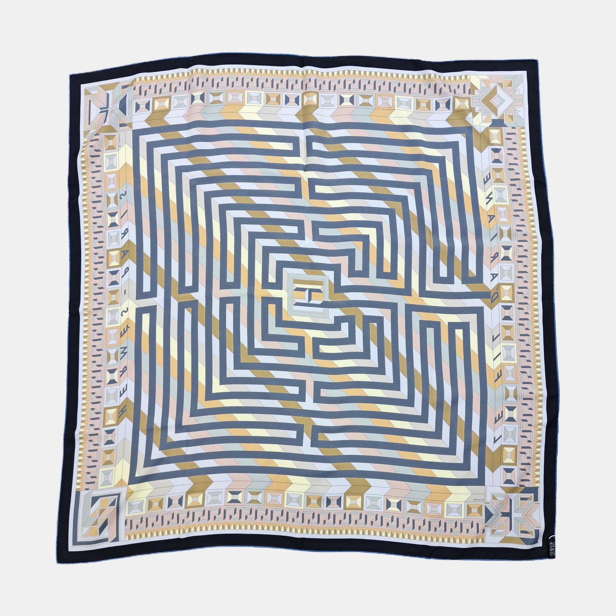 Mulberry Silk Silk Scarf Multicolor