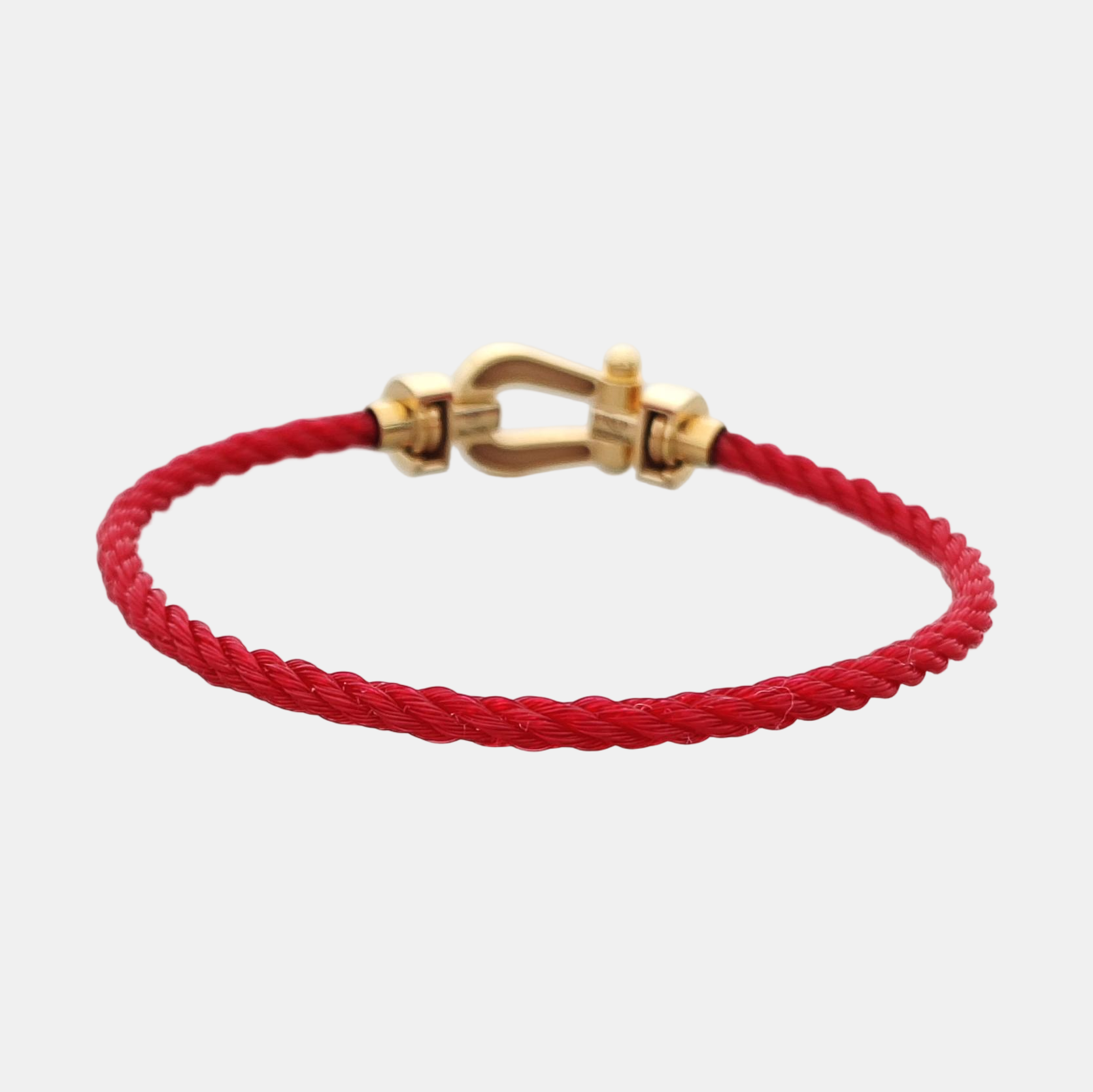 Force 10 18k Rose Gold Red Bangle